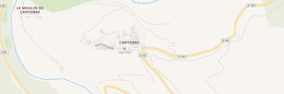 Plan du 5480 Cantobre à Nant