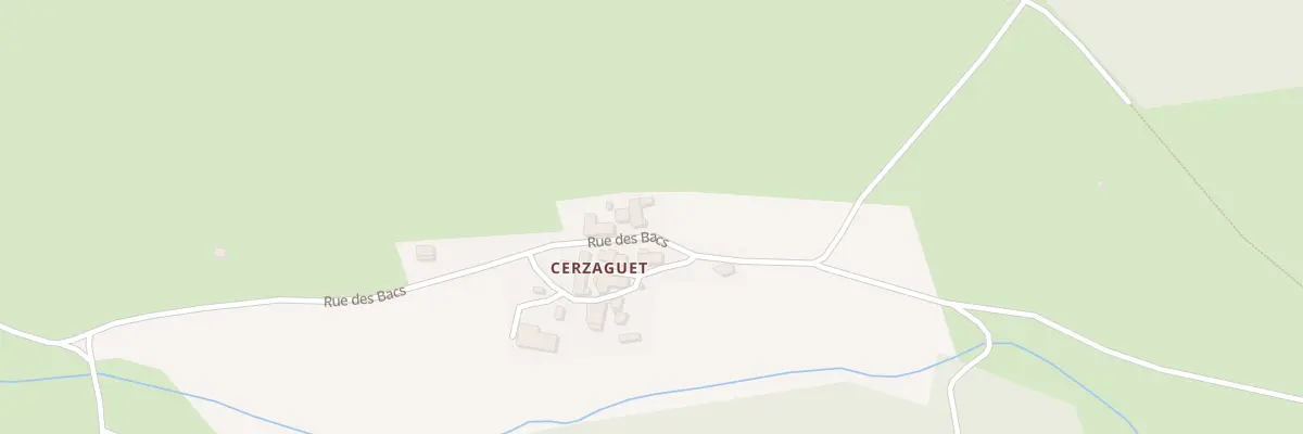 Plan du 5138 Cerzaguet à Ally