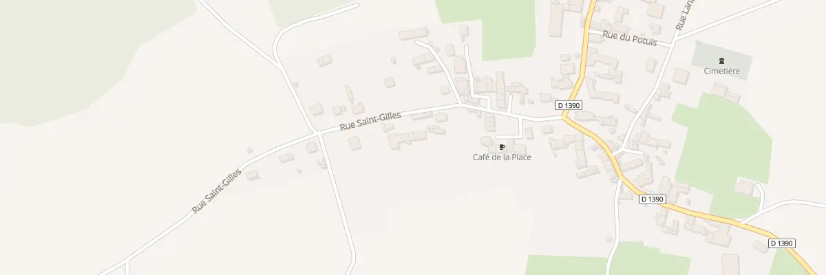 Plan du 6 Rue Saint-gilles à Bouresches