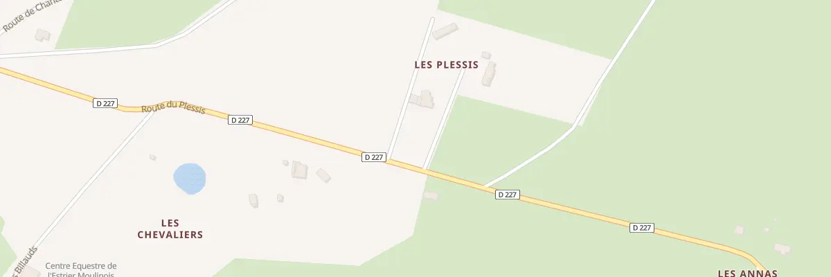 Plan du 10 Rte du Plessis à Bressolles
