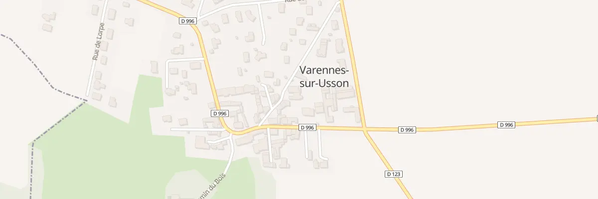 Plan du 10 Rue des Tilleuls à Varennes-sur-Usson