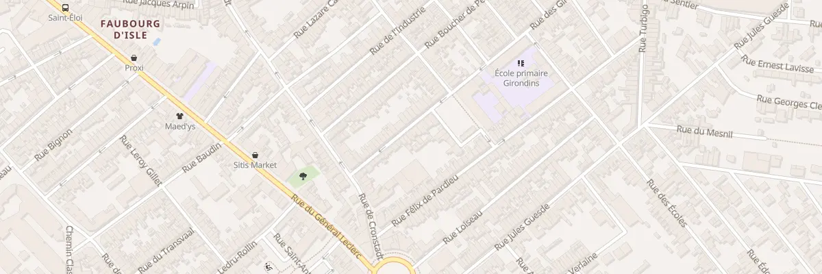 Plan du 26 Rue des Girondins à Saint-Quentin