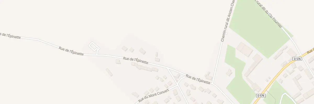 Plan du 4 Rue de l’Epinette à Urvillers