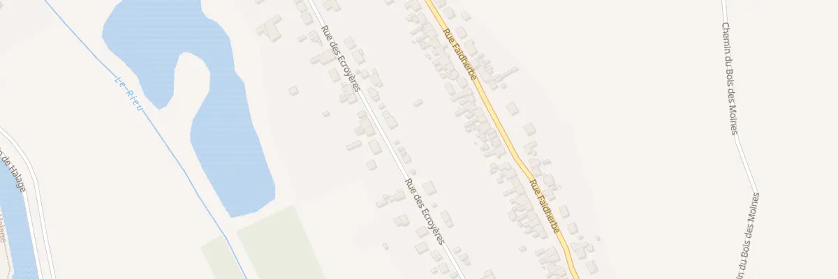 Plan du 58 Rue des Ecroyères à Tergnier