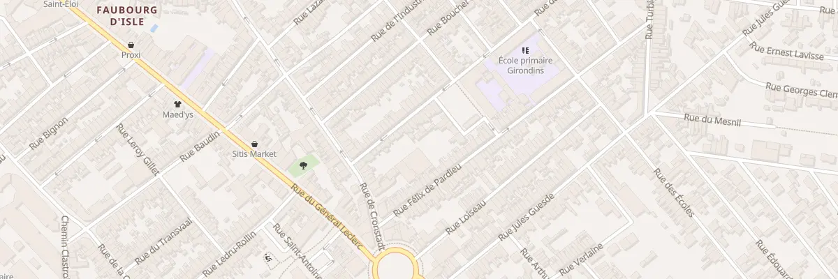 Plan du 24C Rue des Girondins à Saint-Quentin