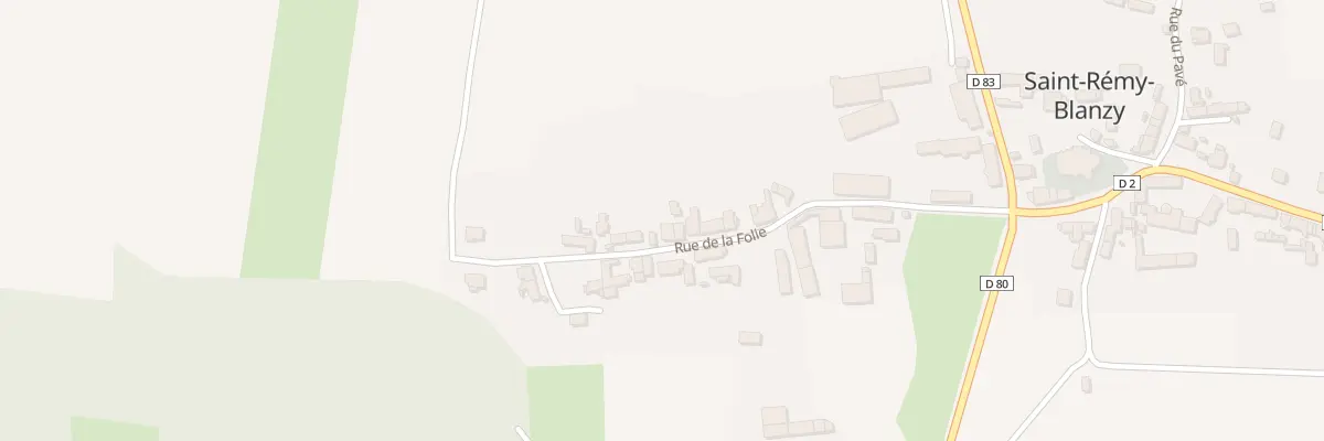 Plan du 13 Rue de la Folie à Saint-Rémy-Blanzy