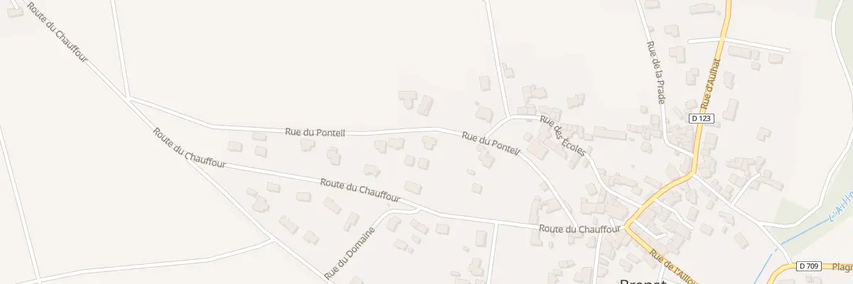 Plan du 7 Rue du Ponteil à Brenat