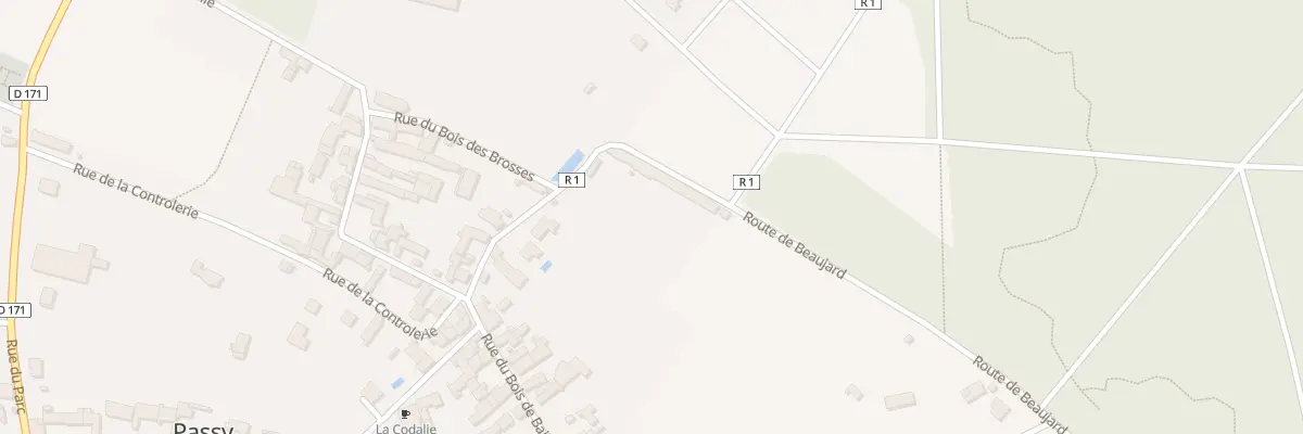 Plan du 8 Rue du Château à Passy