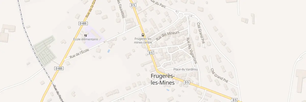 Plan du 26 Rue de la République à Frugerès-les-Mines