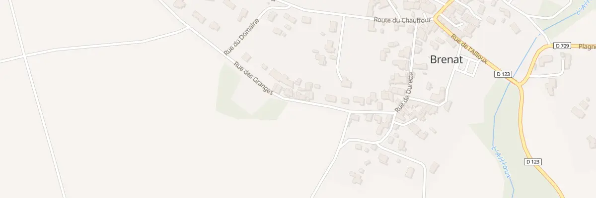 Plan du 12 Rue des Granges à Brenat