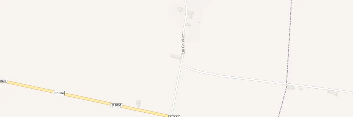 Plan du 1 Courtiat à Courtacon