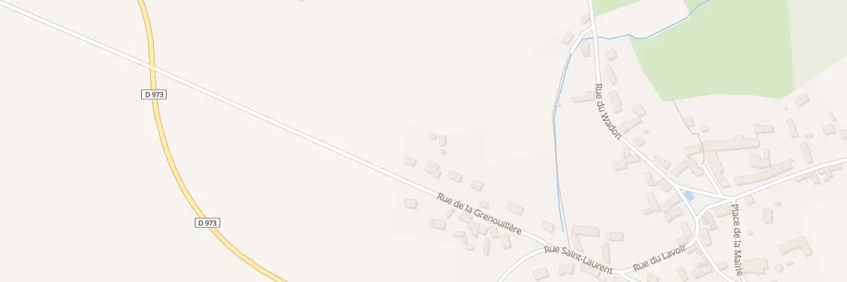 Plan du 13 Rue de la Grenouillère à Latilly