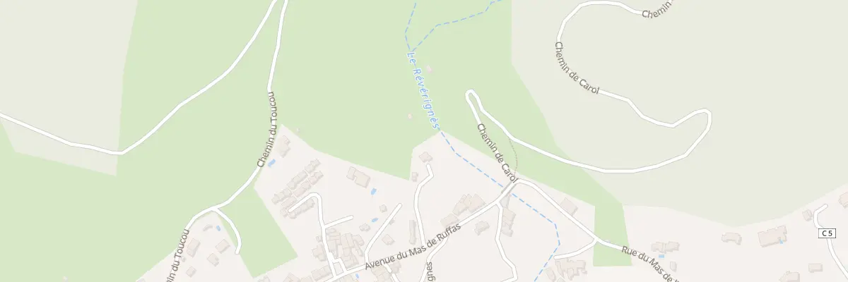 Plan du 1 Imp des Oliviers à Octon
