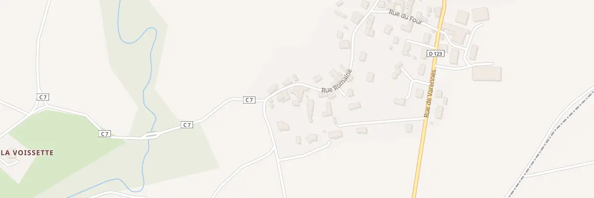 Plan du 23B Rue Romaine (la Redonde) à Brenat