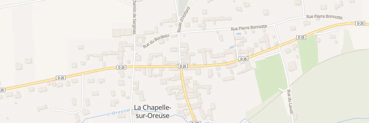 Plan du 1 Rte de Thorigny à La Chapelle-sur-Oreuse