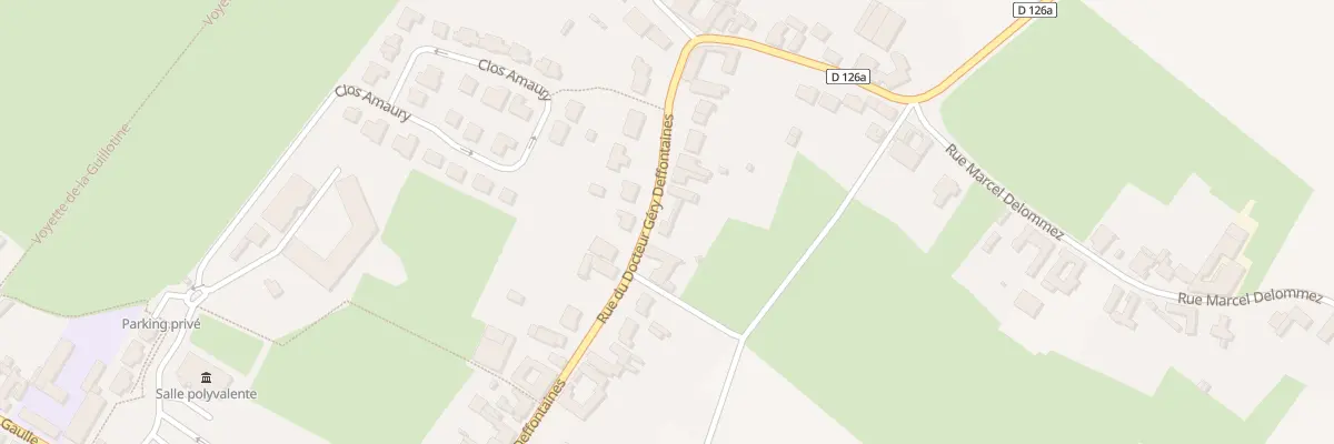 Plan du 388 Rue du Dr Gery Deffontaines à Landas