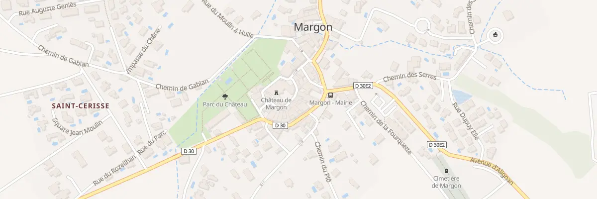 Plan du 9 Rue du Chateau à Margon