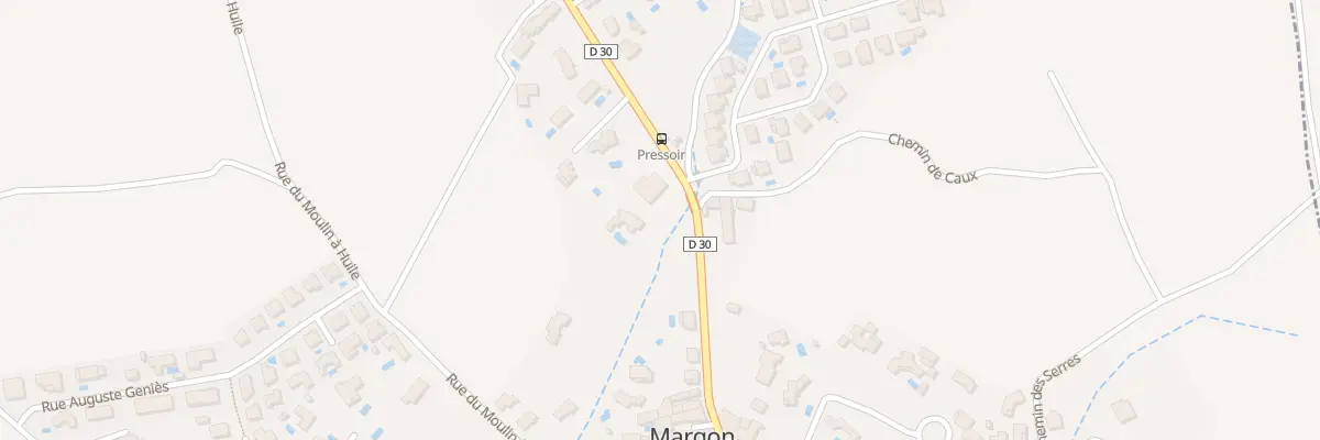 Plan du 37 Av de Roujan à Margon