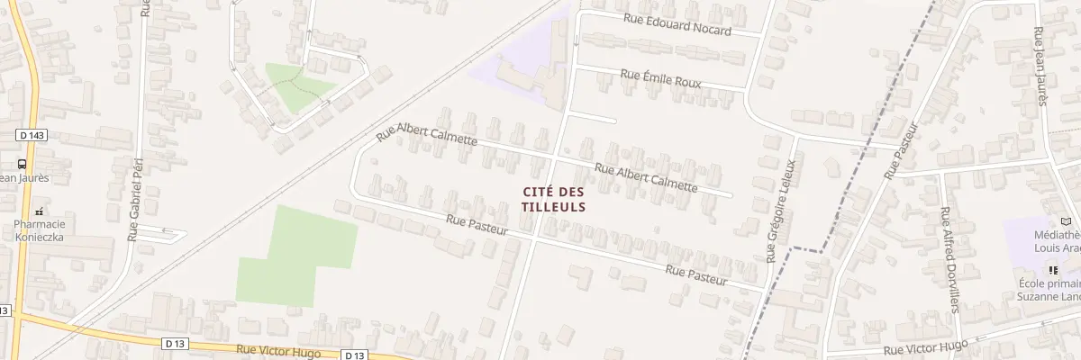 Plan du 24 Rue Albert Calmette à Fenain