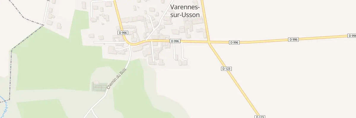 Plan du 12 Rue des Chênes à Varennes-sur-Usson