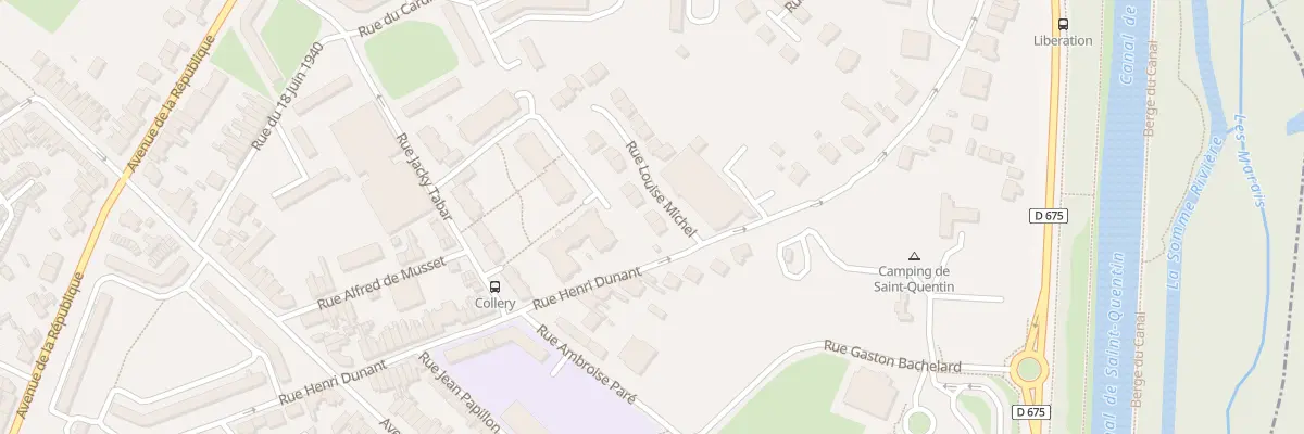 Plan du 3 Rue Louise Michel à Saint-Quentin