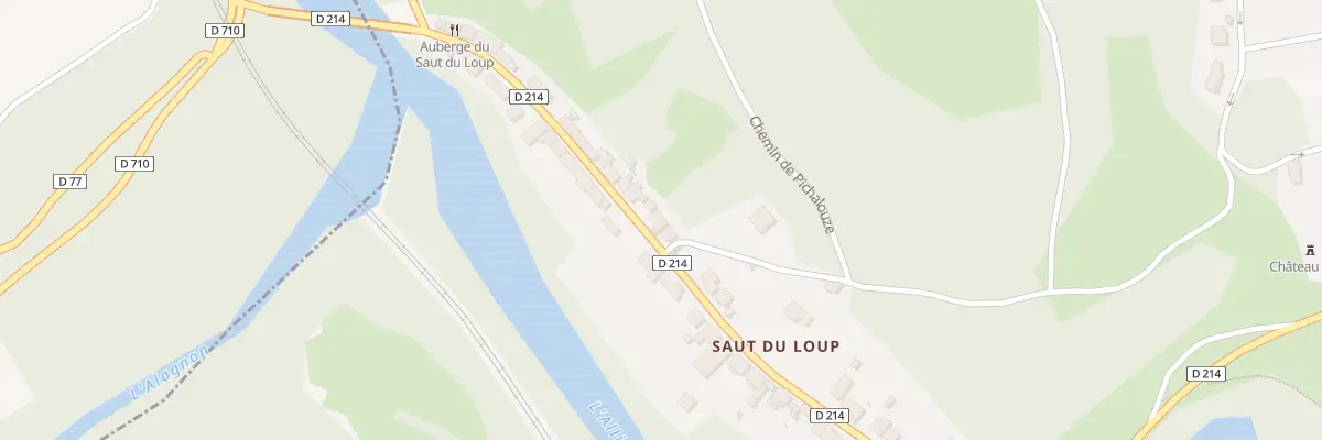 Plan du 23 Qua le Saut du Loup à Auzat-la-Combelle