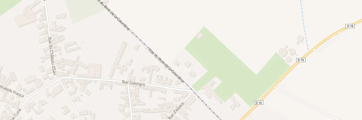 Plan du 12 Rue du Bois de la Gourdine à Malincourt