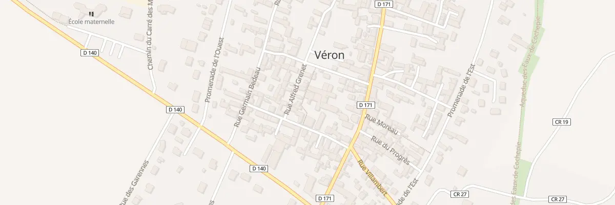 Plan du 7 Rue Villambert à Véron
