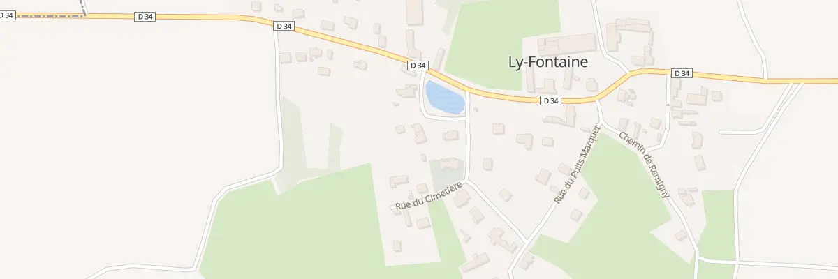 Plan du 8 Rue de l’Abreuvoir à Ly-Fontaine