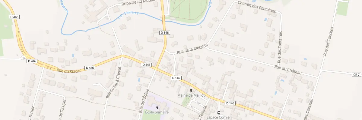 Plan du 6 Rue de l’Abreuvoir à Maillot