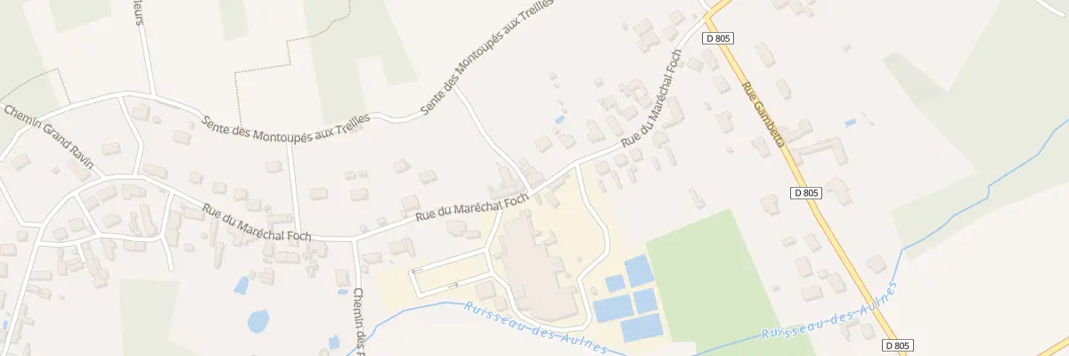 Plan du 222 Rue du Maréchal Foch à Courmelles