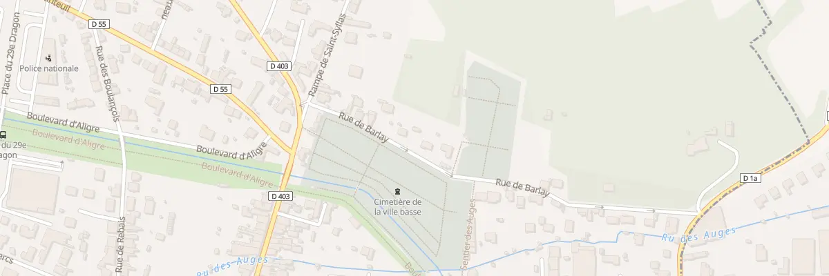 Plan du 11 Rue de Barlay à Provins