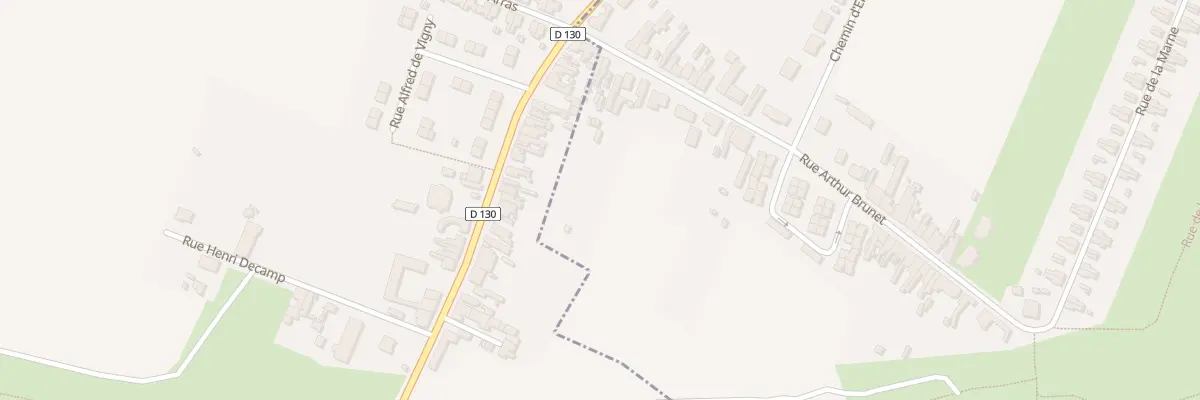 Plan du 65 Rue Arthur Brunet à Escaudain