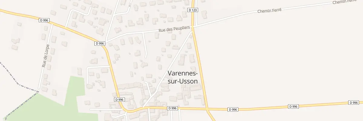 Plan du 16 Rue des Tilleuls à Varennes-sur-Usson
