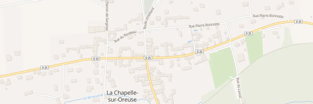 Plan du 3 Rte de Thorigny à La Chapelle-sur-Oreuse