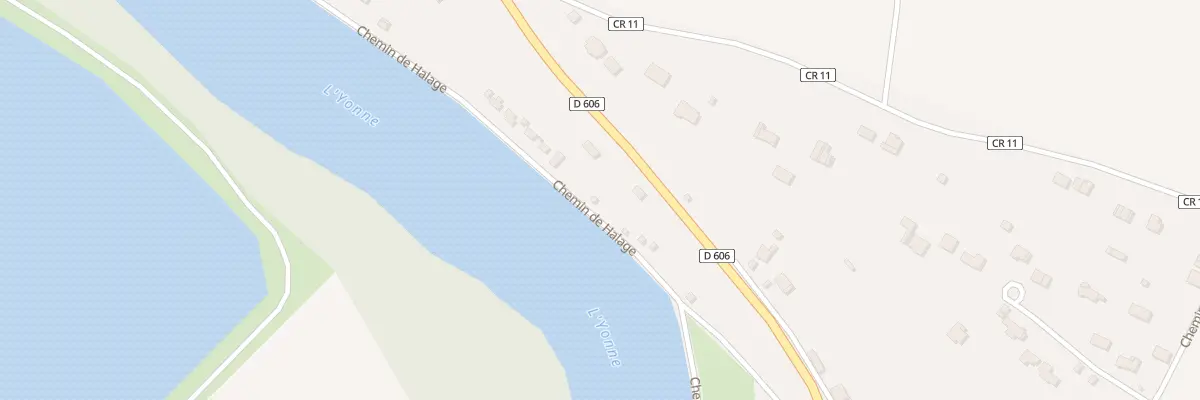Plan du 8 Che de Halage à Rosoy