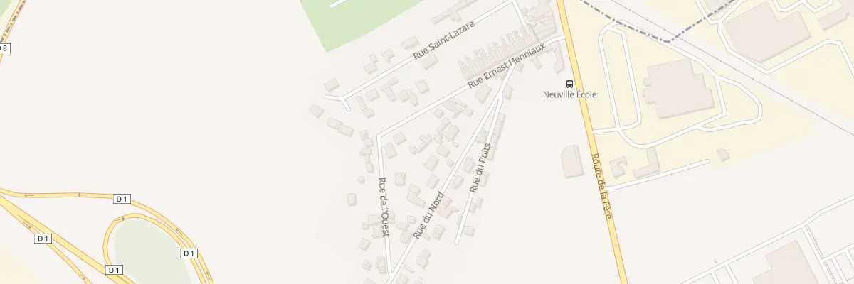Plan du 15 Rue Ernest Henniaux à Neuville-Saint-Amand