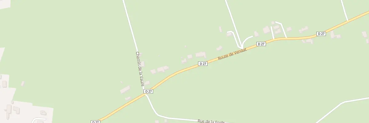 Plan du 45 Rte de Vendat à Saint-Pont