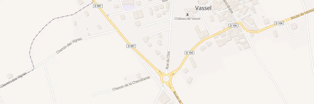 Plan du 10 Rue du Clos à Vassel