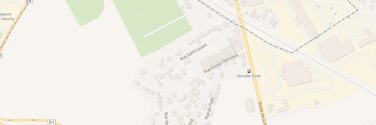 Plan du 5 Rue Saint Lazare à Neuville-Saint-Amand