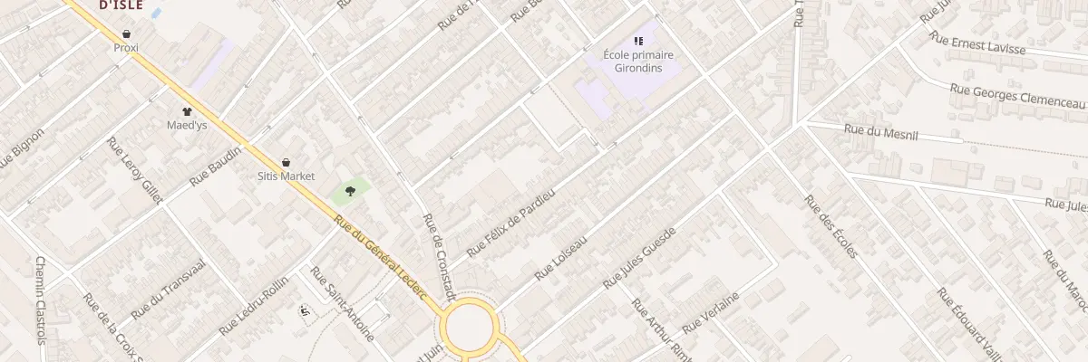 Plan du 39 Rue Félix de Pardieu à Saint-Quentin