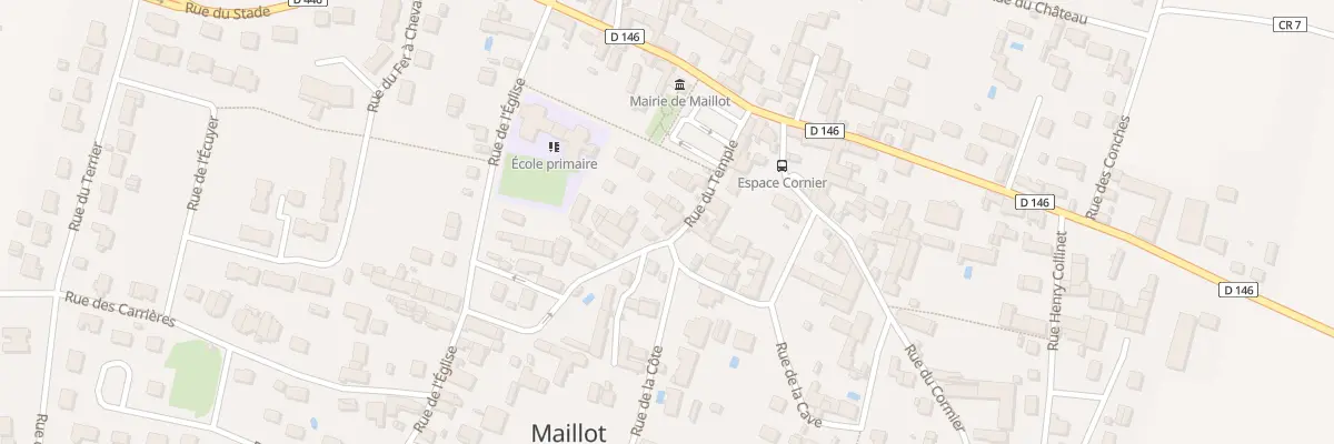 Plan du 10 Rue du Temple à Maillot