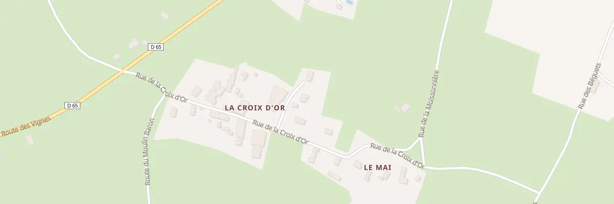 Plan du 260 Rue de la Croix d’Or à Chemilly