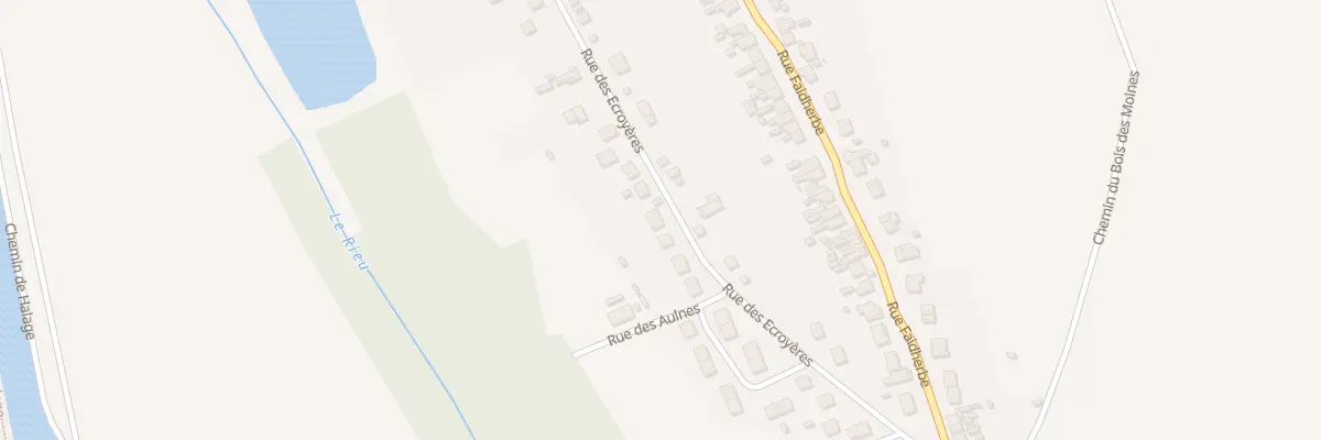 Plan du 17 Rue des Ecroyères à Tergnier