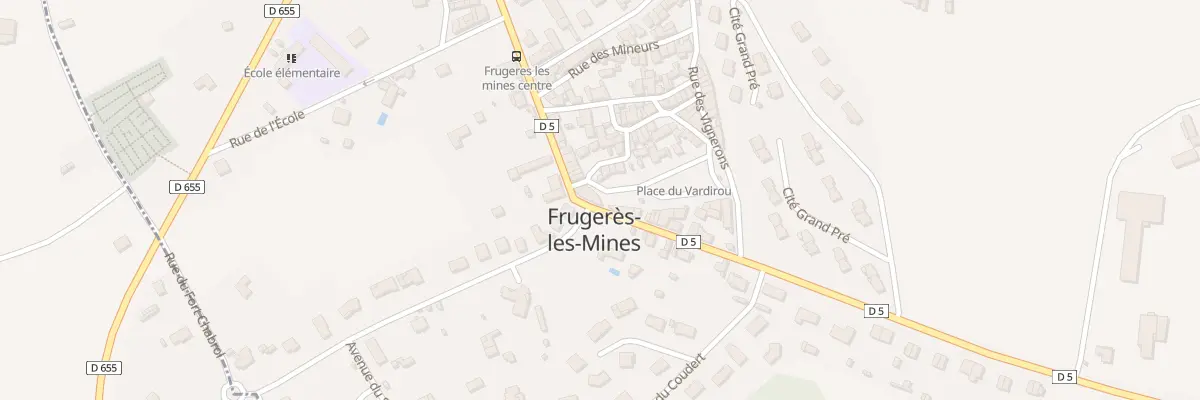 Plan du 2 Rue de la République à Frugerès-les-Mines
