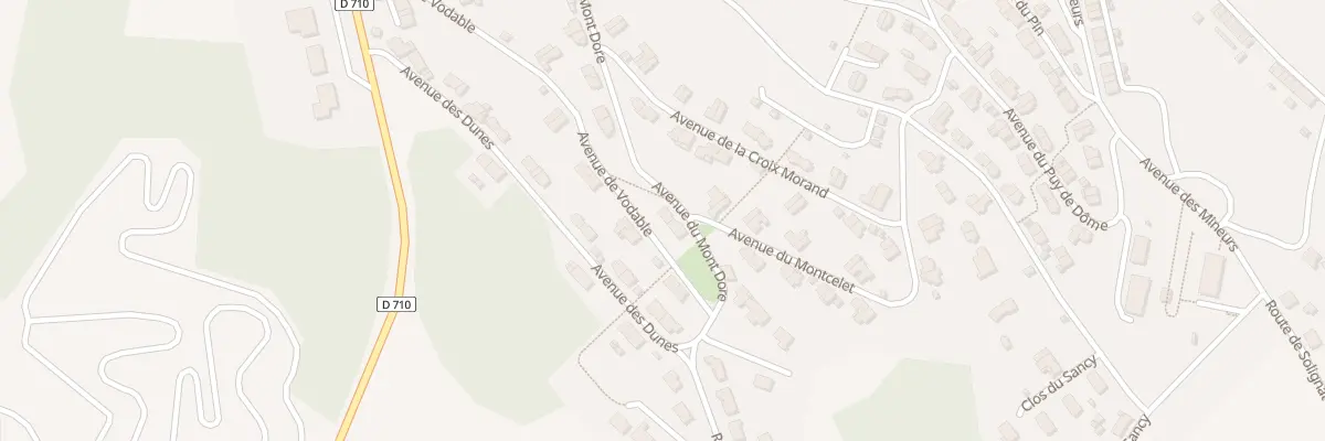 Plan du 26 Av du Mont Dore (La Combelle) à Auzat-la-Combelle