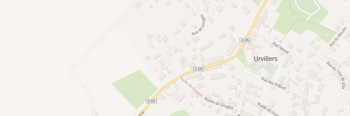 Plan du 2 Rue de Grugies à Urvillers