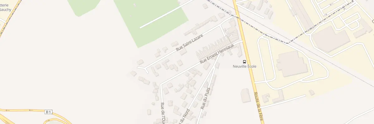 Plan du 44T Rue Ernest Henniaux à Neuville-Saint-Amand