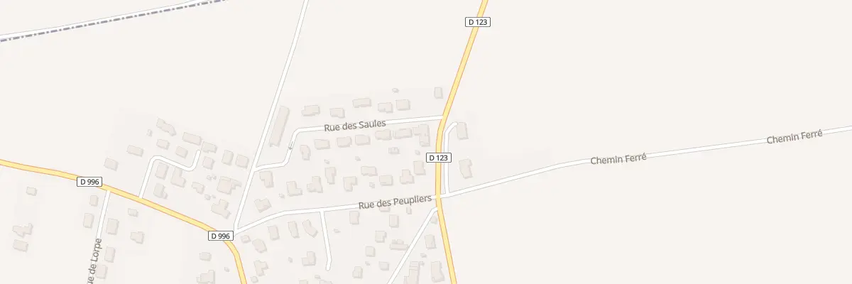 Plan du 2 Rue des Saules à Varennes-sur-Usson