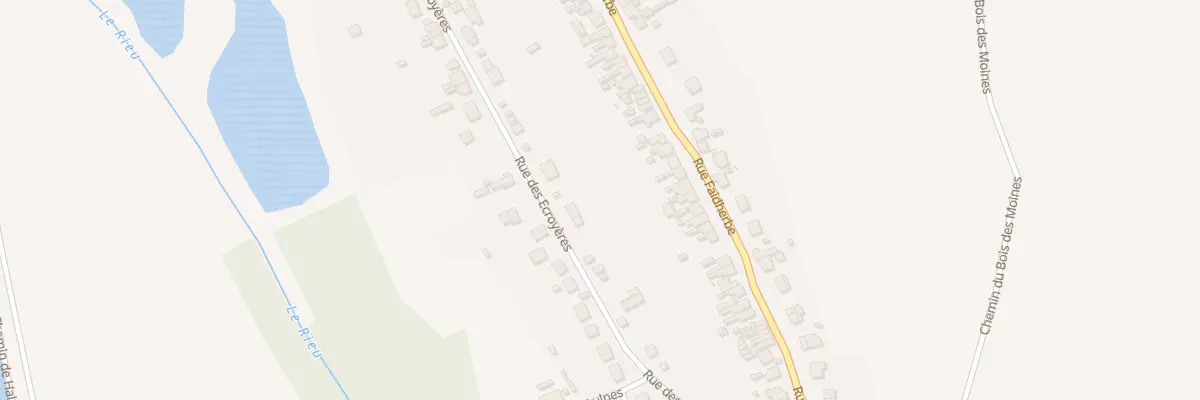 Plan du 42 Rue des Ecroyères à Tergnier